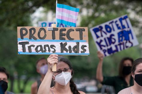 LGBTQ+ advocates protest Texas bill affecting trans people